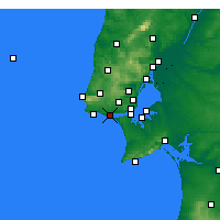 Nearby Forecast Locations - Oeiras - Map